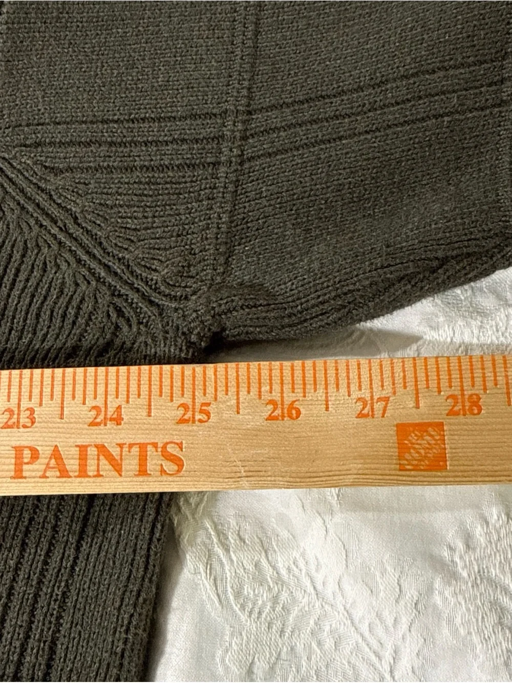 Vintage Arrow Thick Mens XL Sweater Pull Over Olive Green Crew Neck Squares